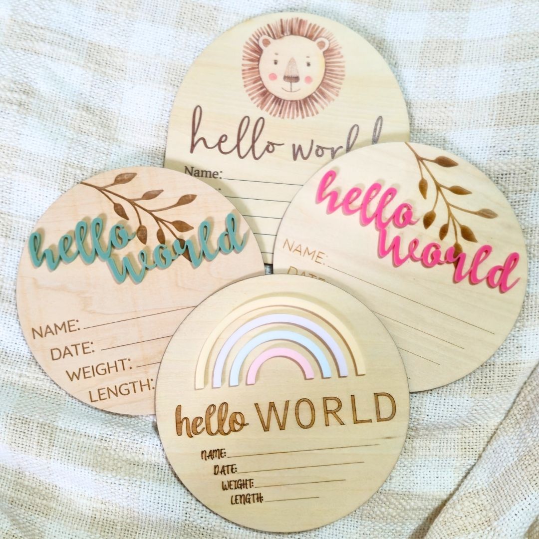 Birth Announcement Discs