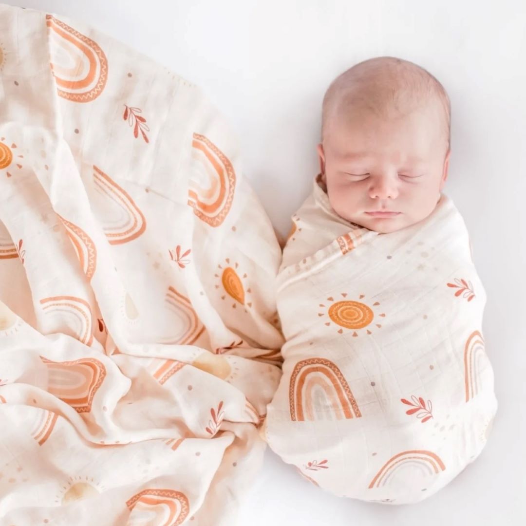 Organic Bamboo Muslin Swaddle