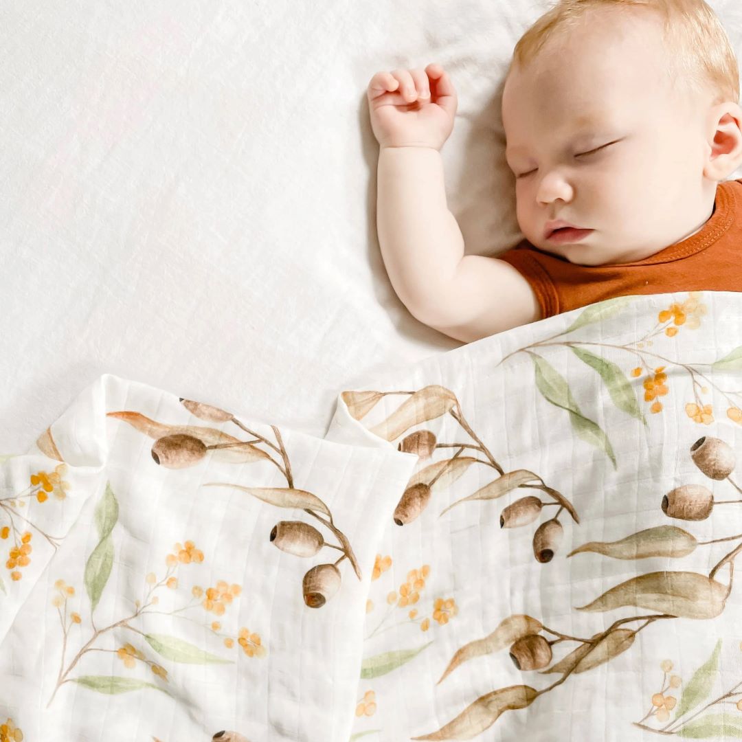 Organic Bamboo Muslin Swaddle